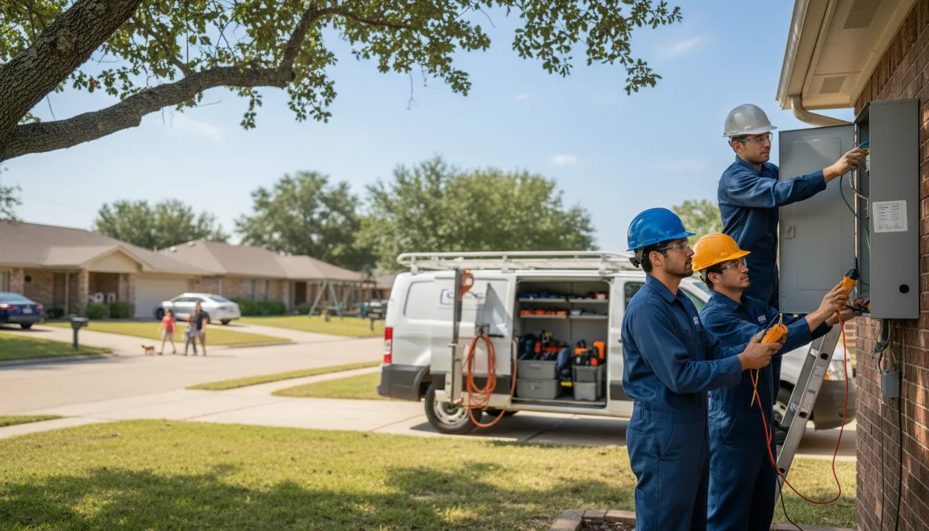 Certified electrician providing emergency electrical services in Overbrook, KS